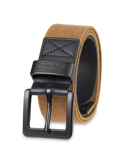 Men'S Casual Copper Stretch Web Fabric Work Belt
