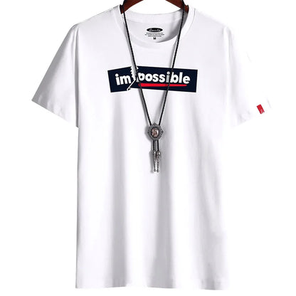2021 Newest T Shirt for Men Clothing Fitness White O Neck Man T-Shirt for Male Oversized Anime S-6XL New Men T-Shirts Goth Punk