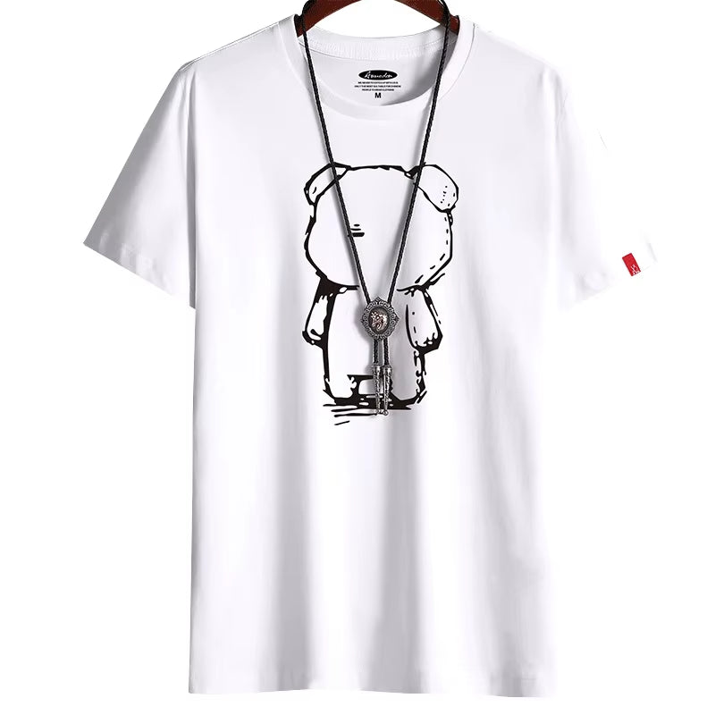 T Shirt for Men 2022 Newest Clothing Fitness White O Neck Anime Man T-Shirt for Male Oversized S-6XL New Men T-Shirts Goth Punk