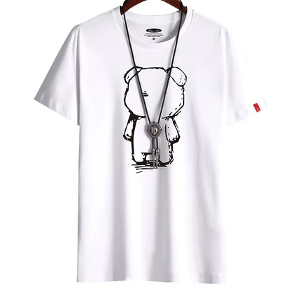 T Shirt for Men 2022 Newest Clothing Fitness White O Neck Anime Man T-Shirt for Male Oversized S-6XL New Men T-Shirts Goth Punk