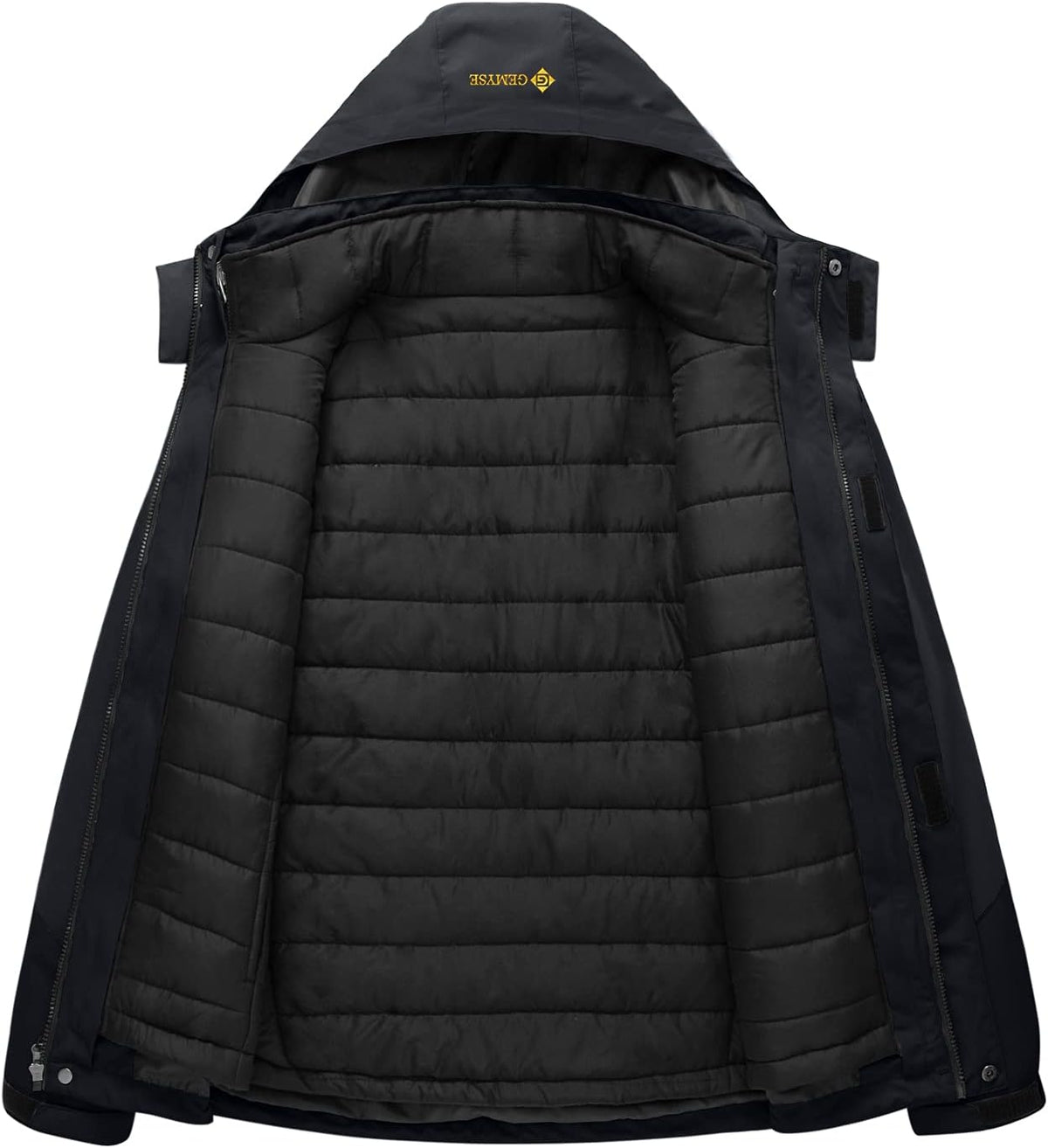 Men'S Winter Coat 3-In-1 Ski Snow Jacket with Puffer Liner