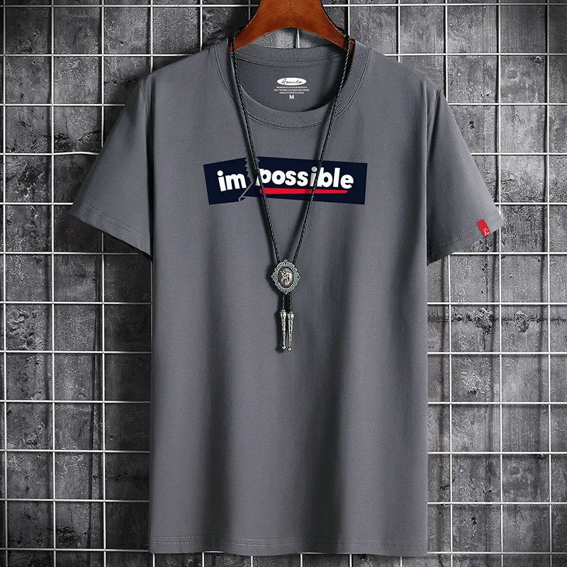 2021 Newest T Shirt for Men Clothing Fitness White O Neck Man T-Shirt for Male Oversized Anime S-6XL New Men T-Shirts Goth Punk