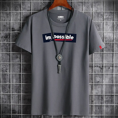 2021 Newest T Shirt for Men Clothing Fitness White O Neck Man T-Shirt for Male Oversized Anime S-6XL New Men T-Shirts Goth Punk