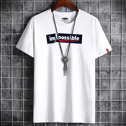 2021 Newest T Shirt for Men Clothing Fitness White O Neck Man T-Shirt for Male Oversized Anime S-6XL New Men T-Shirts Goth Punk