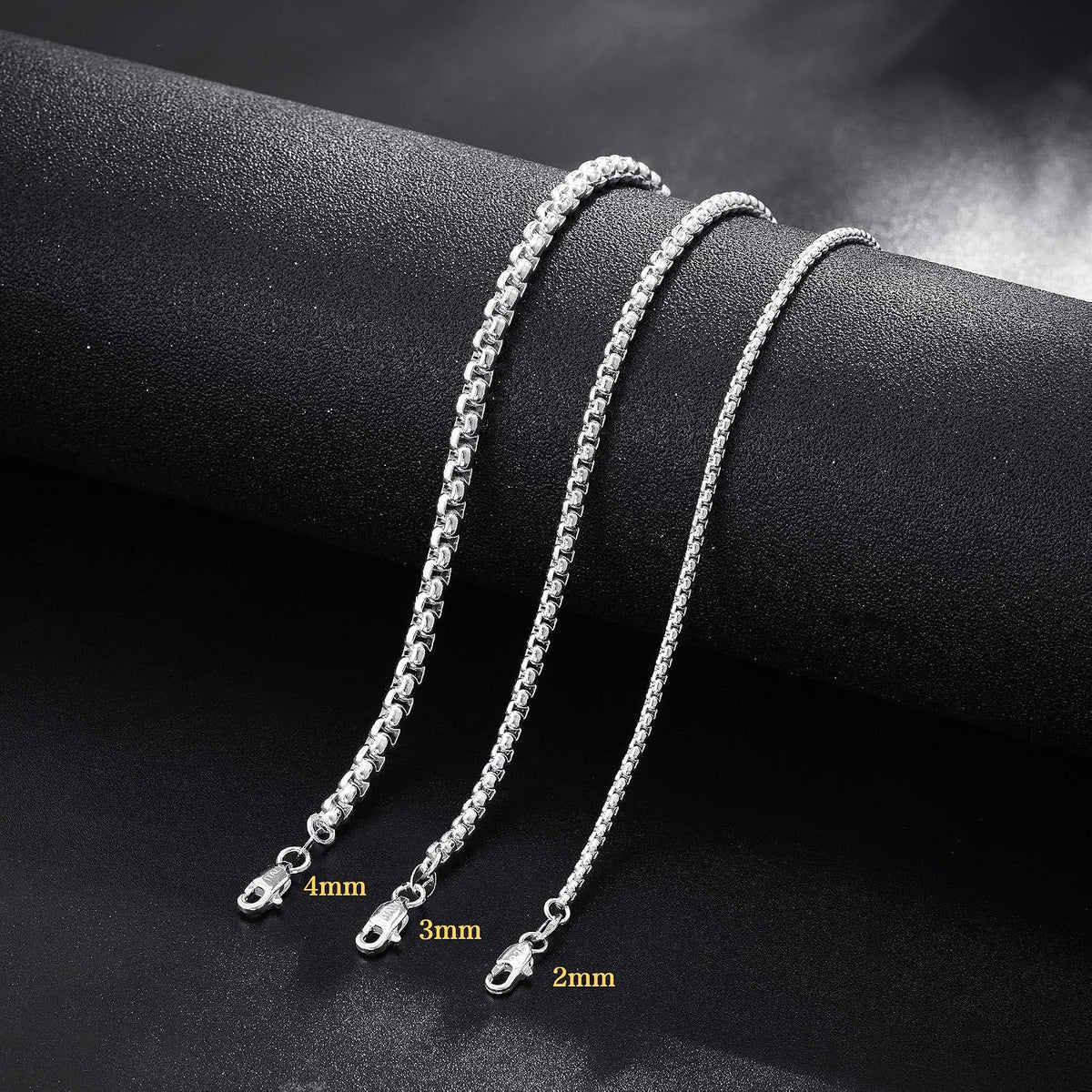 Silver Chain for Men, 925 Sterling Silver Chain Silver Necklace for Men